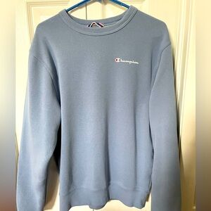 Light blue Champion crewneck sweatshirt